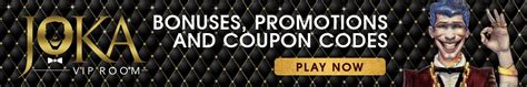 jokaroom bonus codes 2020|JokaRoom Bonus Codes For 2024 .